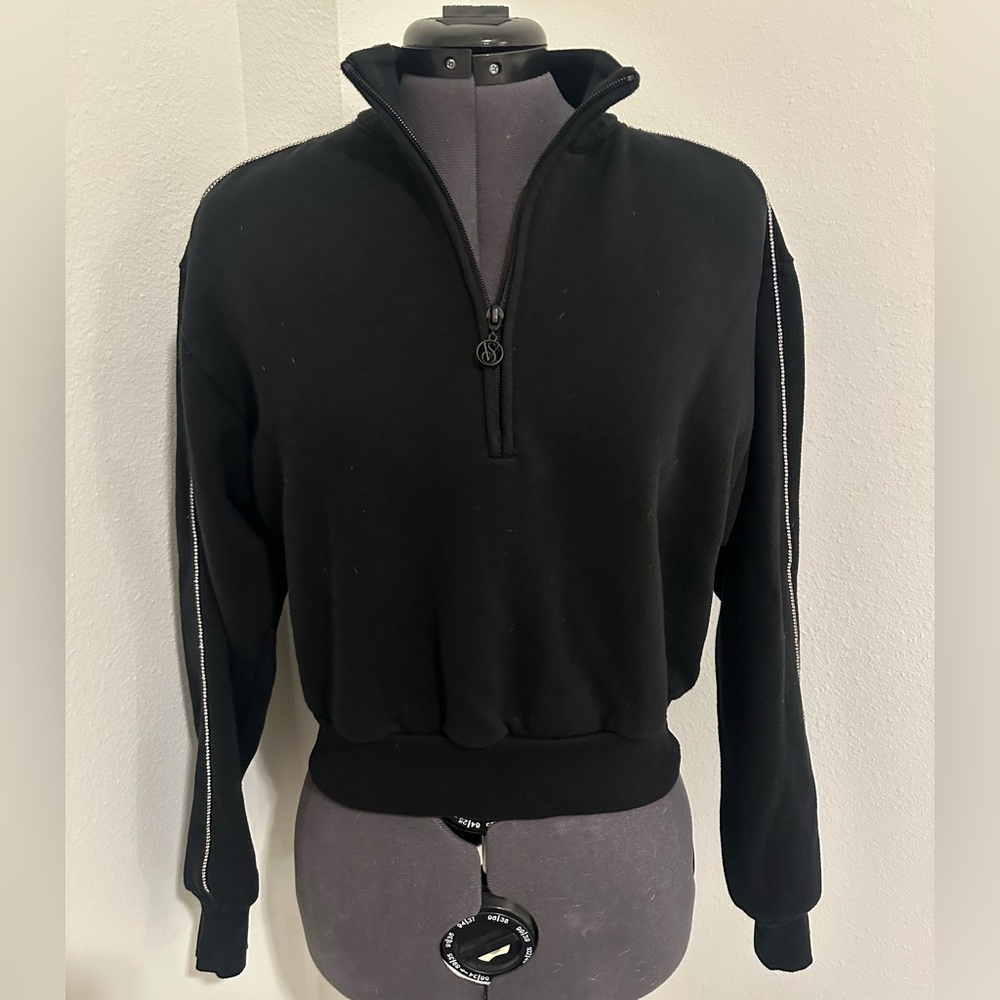 Victoria’s Secret Cropped Bling Sweatshirt Size XS